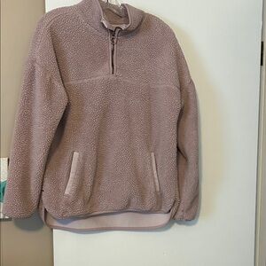Time and Tru Mauve Fleece Pullover